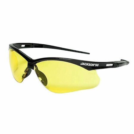 JACKSON SAFETY Protective Eyewear, Blue Anti-Fog; Amber 50003